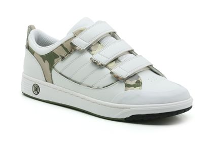 Clarks BL High Post White/Green Leather