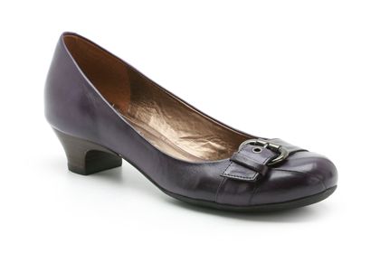 Clarks Blue Jay Plum Leather