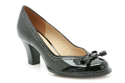 Clarks Bombay Lights Black Patent