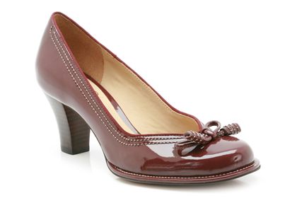 Clarks Bombay Lights Dark Burgundy Patent