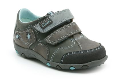 Clarks Bugtastic Slate Leather