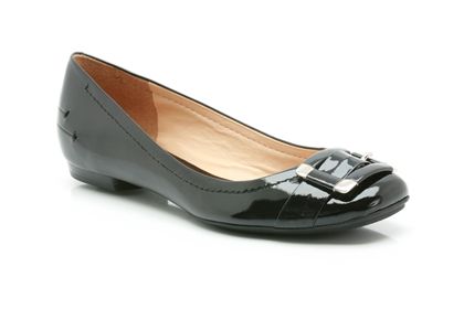 Clarks Candle Flame Black Patent