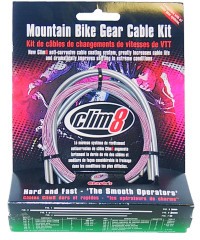 Clarks Clim8 Sealed Gear Cable Kit Silver -