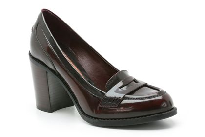 Clarks Costume Party Berry Leather