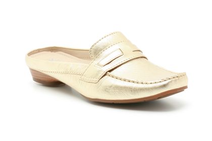 Cream Crush Gold Leather