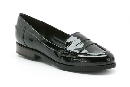 Clarks Crepe Suzette Black Patent
