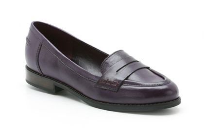 Clarks Crepe Suzette Purple Leather