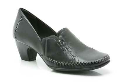 Clarks Dawn Break Black Leather