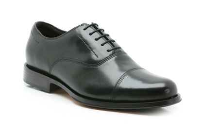 Clarks Dino Boss Black Leather
