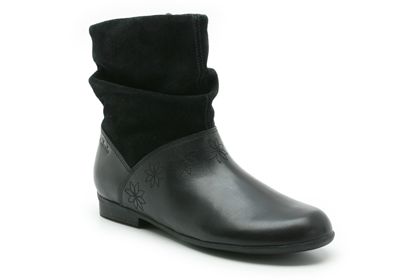 Clarks Dolly Love Jnr Black Leather