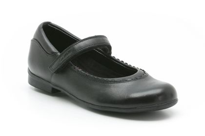 Clarks Dollytwist Inf Black Leather
