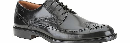 Clarks Dorset Limit Leather Brogue Derby Shoes