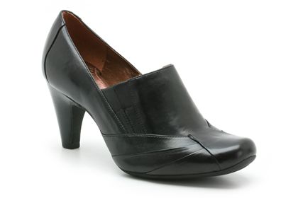 Clarks Double Cross Black Leather