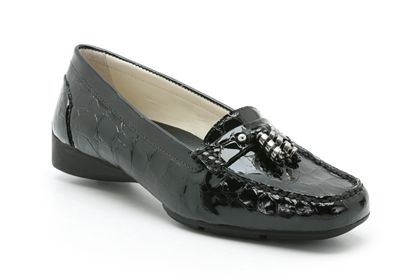 Clarks Elizabeth Joy Black Patent/Croc