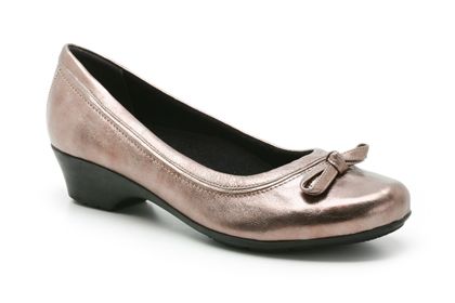 Clarks Ella May Pewter Leather