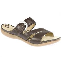 Clarks Female Pancake Sauce Leather Upper Leather Lining Casual in Brown