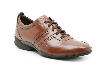 Clarks Flux Drift Tan Leather