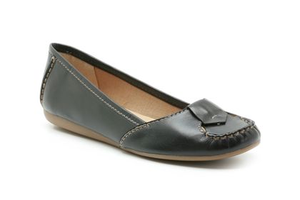 Clarks Gabi Rosa Black Leather