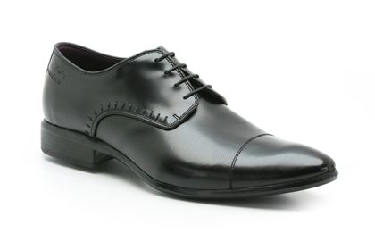 Clarks Gala Storm Black Hi Shine Leather