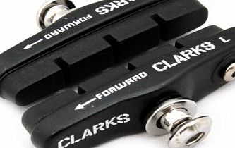 Gold Road Brake Pad with Alloy Holder for Shimano 105Sc, Ultegra, Dura-Ace (55mm)