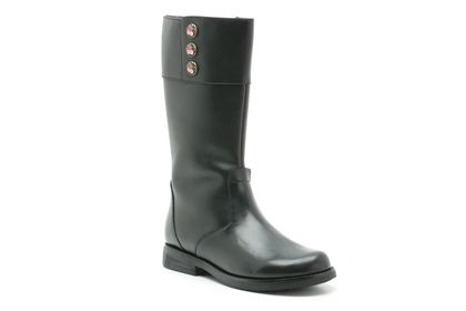 Clarks Gypsy Love Jnr Black Leather