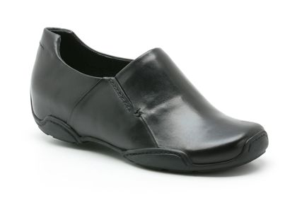 Clarks Harriet KellyW Black Leather