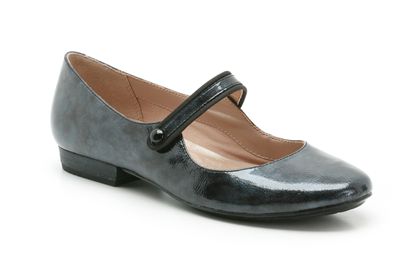 Clarks Henderson Fizz Blk Interest Leather