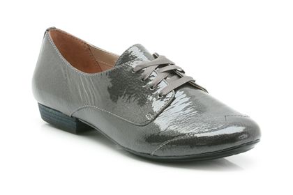 Clarks Henderson Way Dark Grey Patent