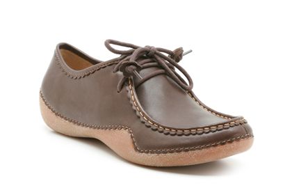 Clarks High Waves Ebony Leather