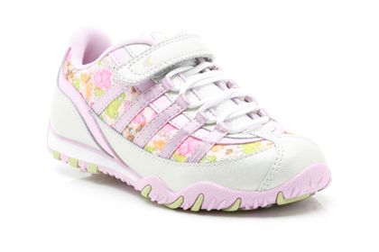 Clarks Inf Bling Girl White/Pink Leather