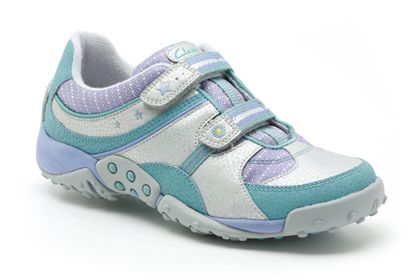 Jnr Daisy Trek Grey Combi Leather