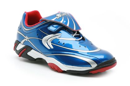 Clarks Jnr Oversteer Blue Synthetic