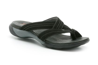 Clarks Jute Star Black Nubuck