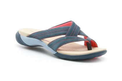 Clarks Jute Star Navy Nubuck