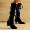 Lace Up Long Boots