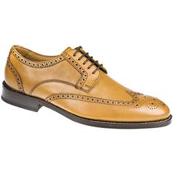 Clarks Male Dixon Class Leather Upper Leather Lining in Black, Tan