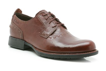 Clarks Mardi Gras Chestnut Leather