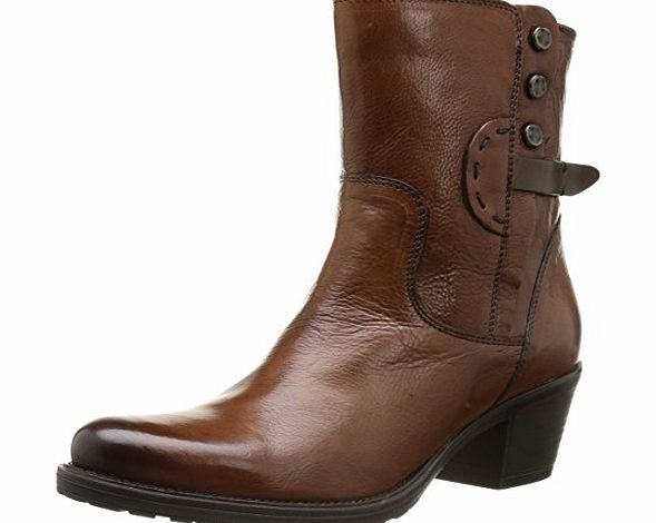 Clarks Maymie Skye, Womens Biker Boots, Brown (Cognac Leather), 6.5 UK (39.5 EU)