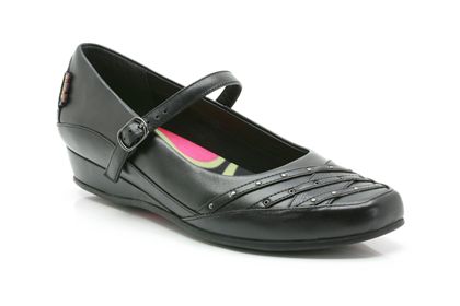 Clarks No Kittens BL Black Leather