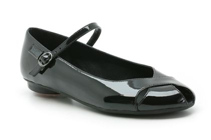 No Show BL Black Patent