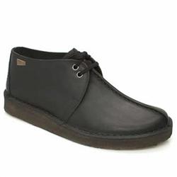 Male D-Trek Too Leather Upper Casual Boots in Black