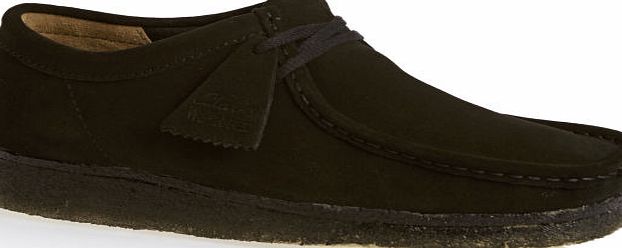 Clarks Originals Mens Clarks Originals Wallabee Shoes - Black Sde