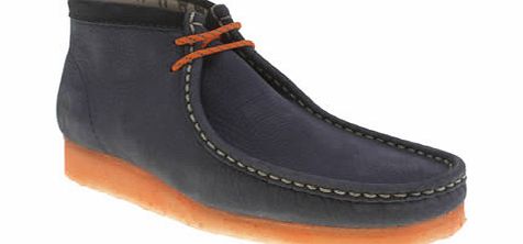 clarks originals Navy Wallabee Boot Doom Boots