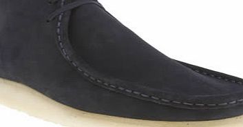 clarks originals Navy Wallabee Boots