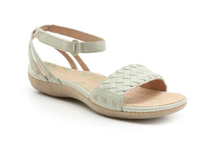 Clarks Pancake Day Mint Leather