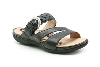 Clarks Pancake Sauce Black Leather