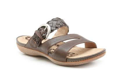 Clarks Pancake Sauce Ebony Leather