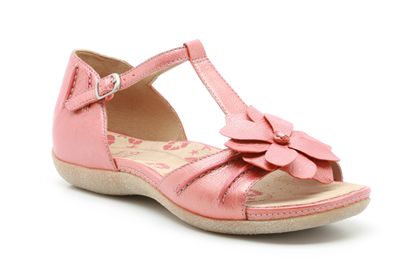 Clarks Pancake Shake Coral Leather