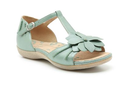 Clarks Pancake Shake Jade Leather