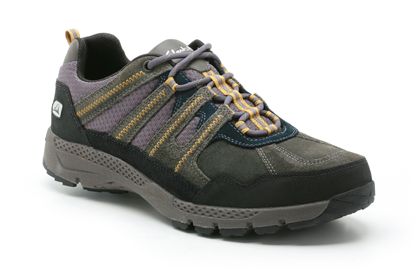 Clarks Para Lo Charcoal Leather